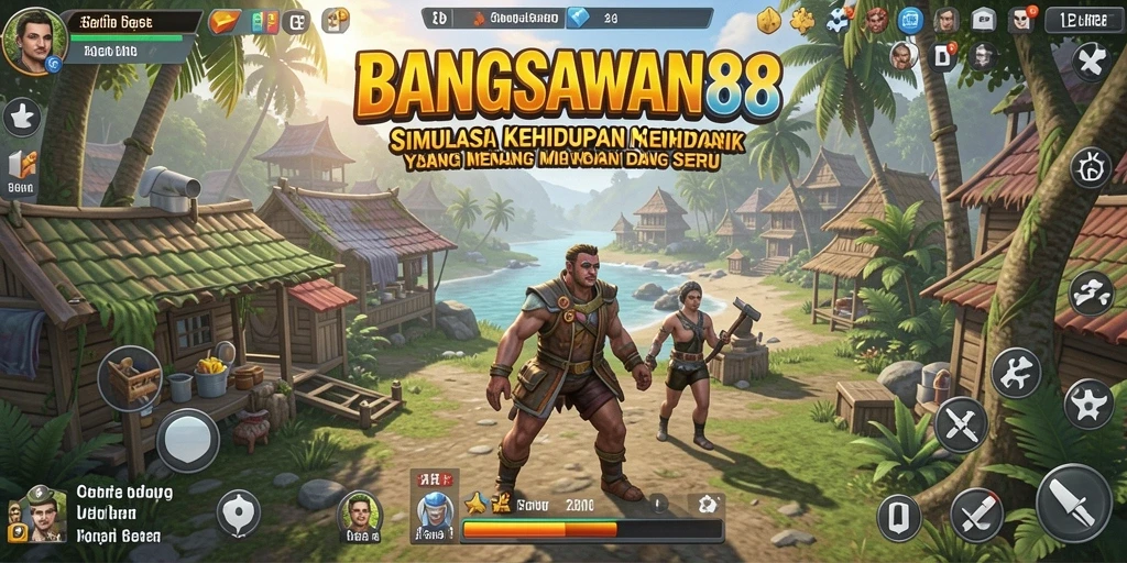 Tampilan gameplay menarik dari BANGSAWAN88 dengan karakter dan lingkungan yang interaktif.