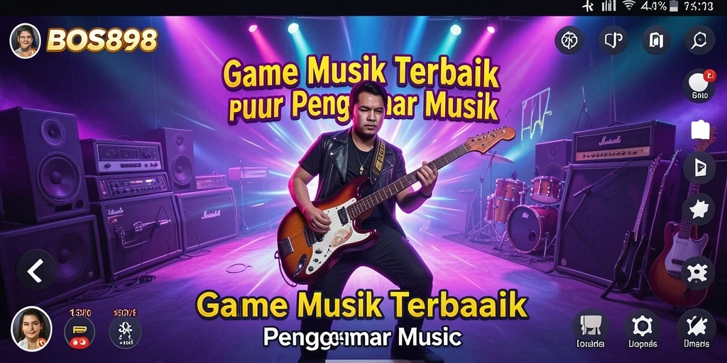 Screenshot gameplay BOS898 menampilkan pengalaman musik yang seru.
