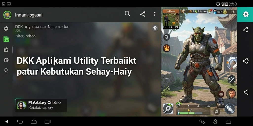 Tampilan antarmuka DKK yang bersih dan mudah digunakan.