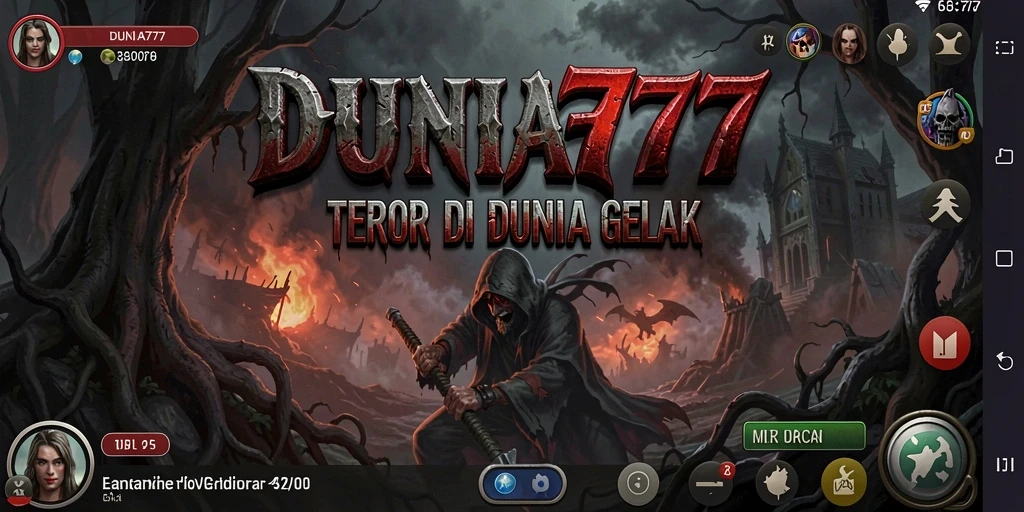Screenshot DUNIA777 menunjukkan suasana mencekam dalam gameplay yang menegangkan.