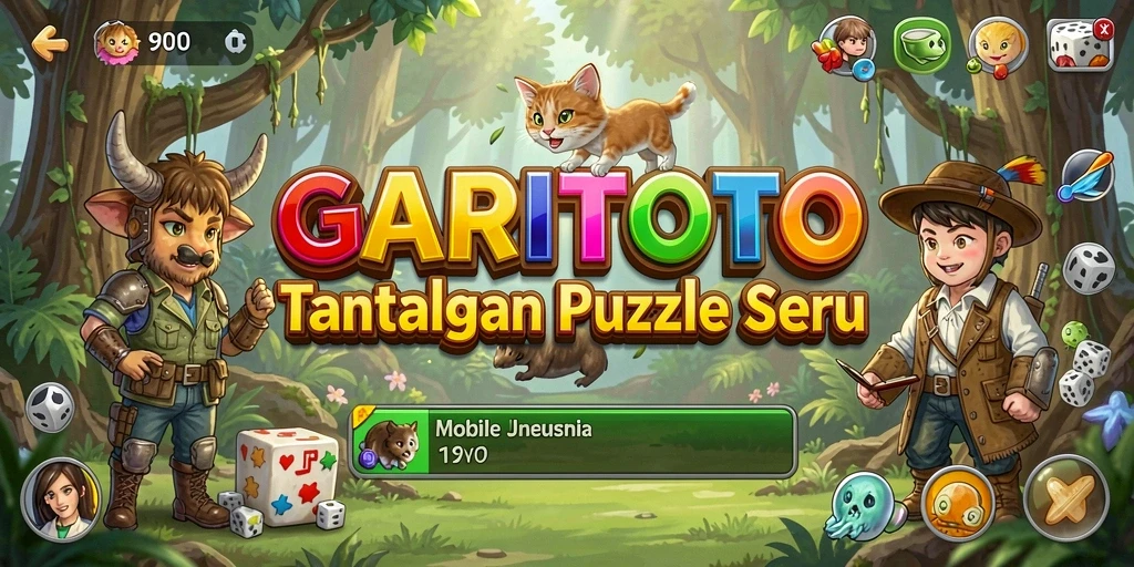 Gameplay GARITOTO dengan puzzle yang menantang dan seru.