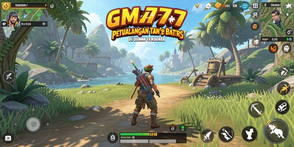 Tampilan gameplay GM777 yang menakjubkan dalam dunia terbuka.
