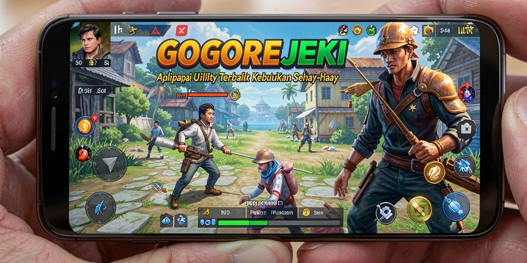 Tampilan antarmuka GOGOREJEKI yang menarik dan fungsional.