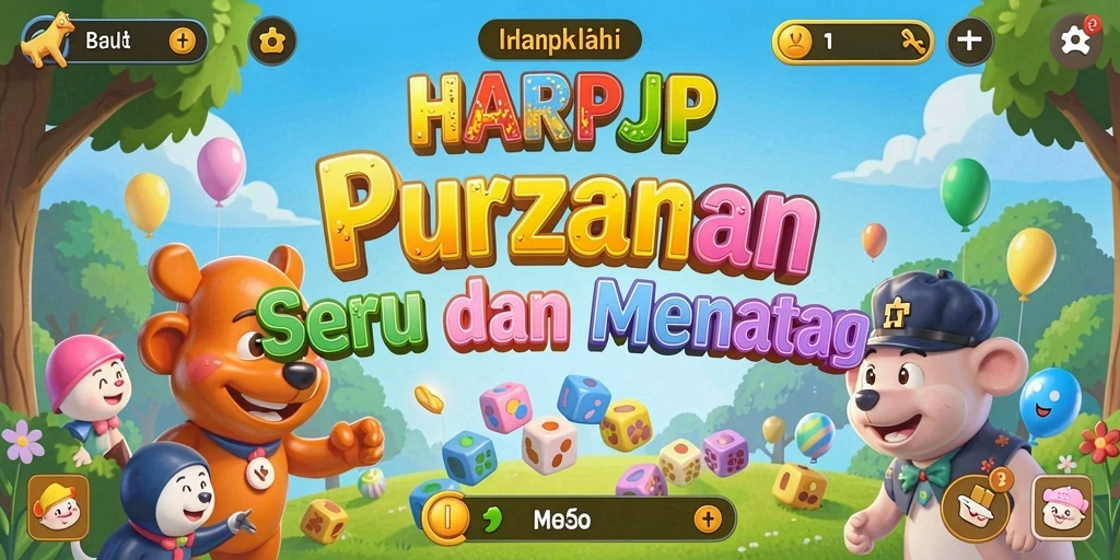 Screenshot permainan HARAPJP menampilkan gameplay Puzzle yang menarik.