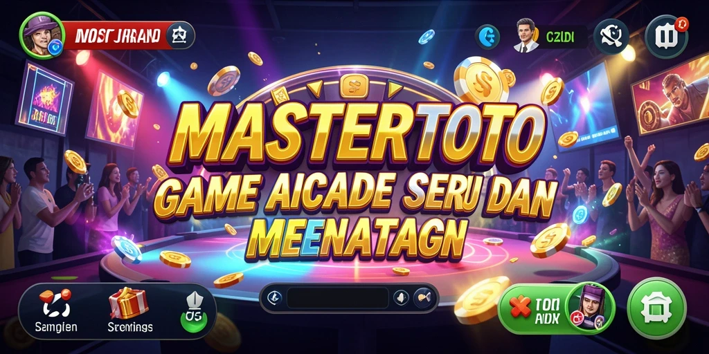 Screenshot gameplay MASTERTOTO menampilkan aksi seru dalam permainan arcade.