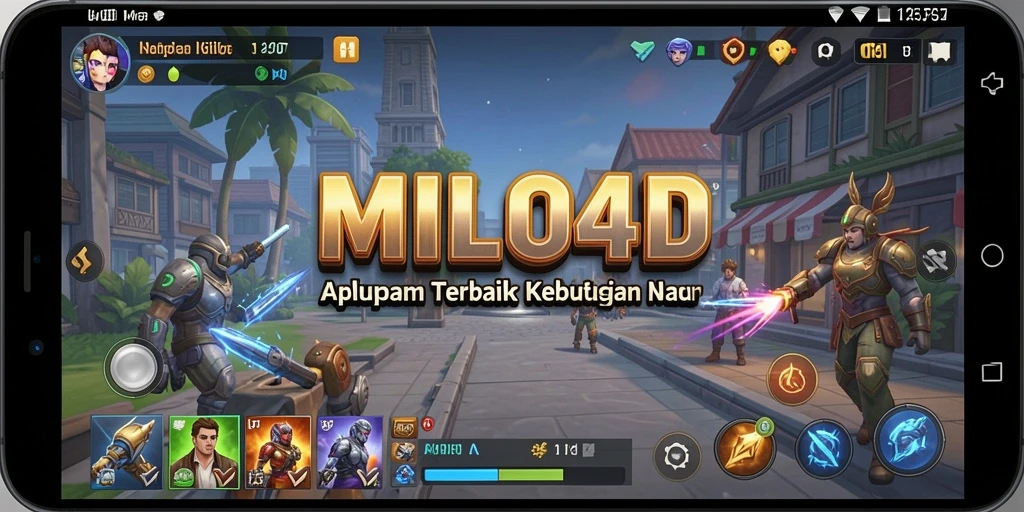 Tampilan antarmuka aplikasi Utility MILO4D yang modern.