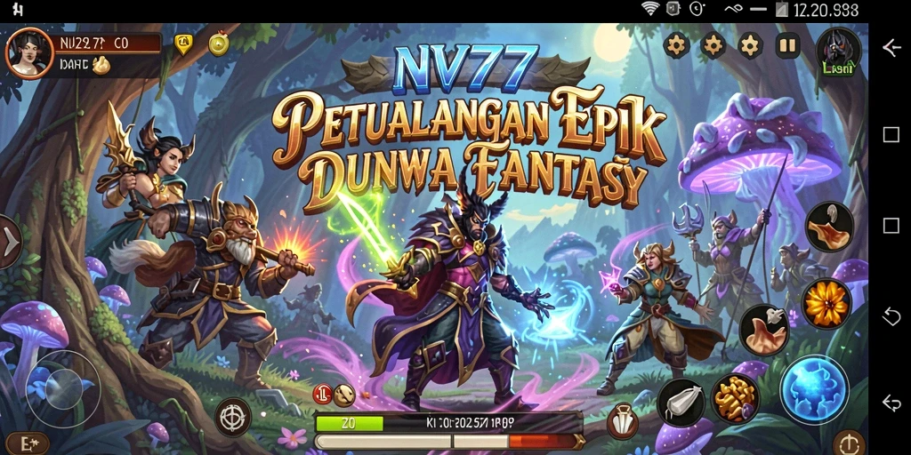 Tampilan gameplay NV77 yang mendebarkan dalam dunia RPG.