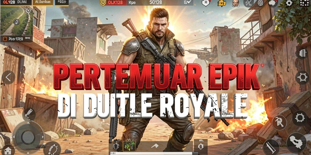 Screenshot gameplay bertempur sengit di OLX128.