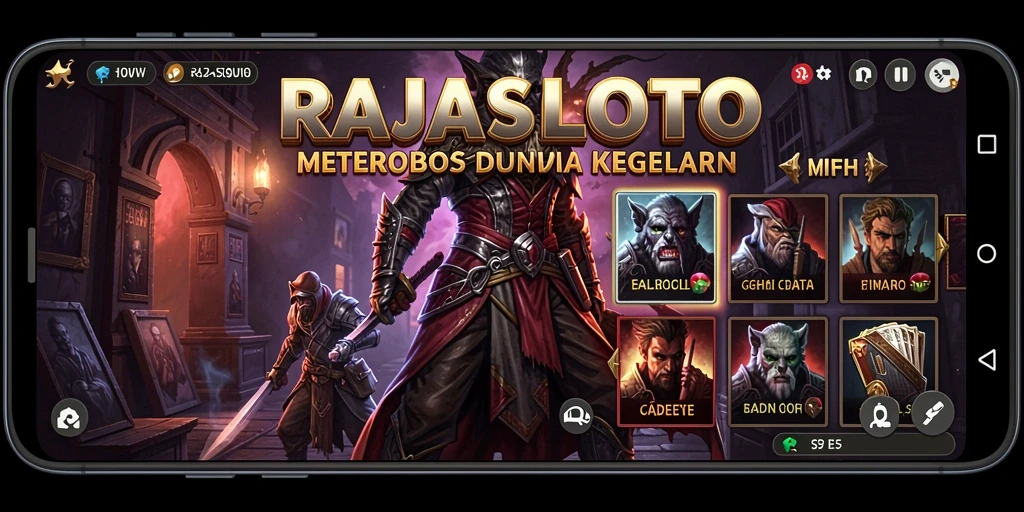 Menampilkan aksi intens dan suasana mencekam dalam RAJASLOTO.