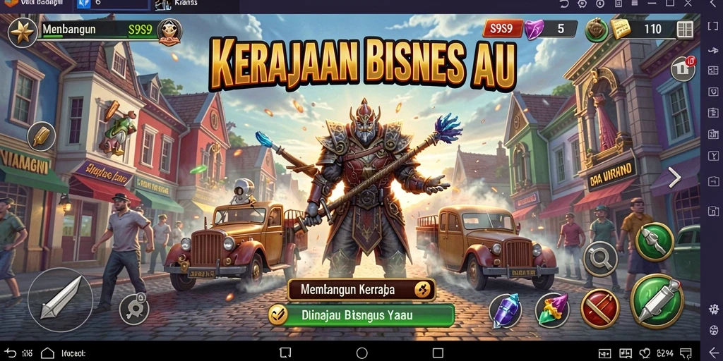Screenshot menunjukkan gameplay S9S9 yang menegangkan dan strategis.