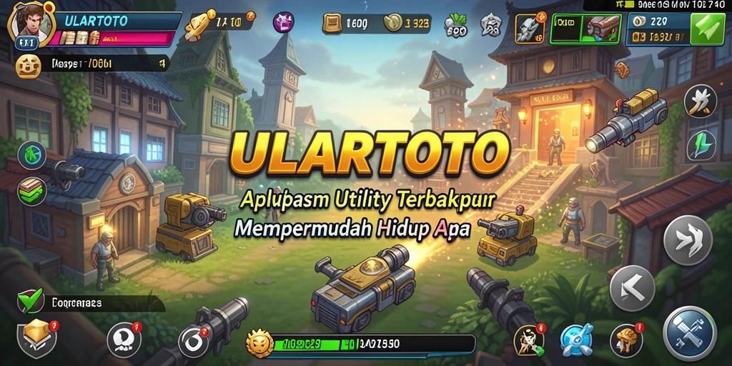 Tampilan utama ULARTOTO yang sederhana dan fungsional.