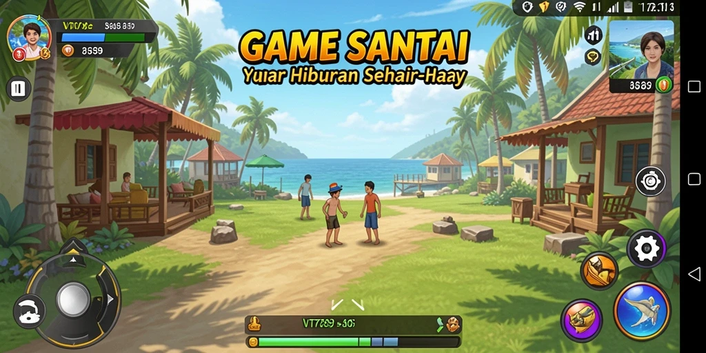 Tangkapan layar utama VT789 yang menampilkan gameplay santai dan menarik.