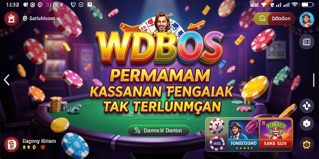Tampilan gameplay menakjubkan di WDBOS dengan grafis kasino terbaik.
