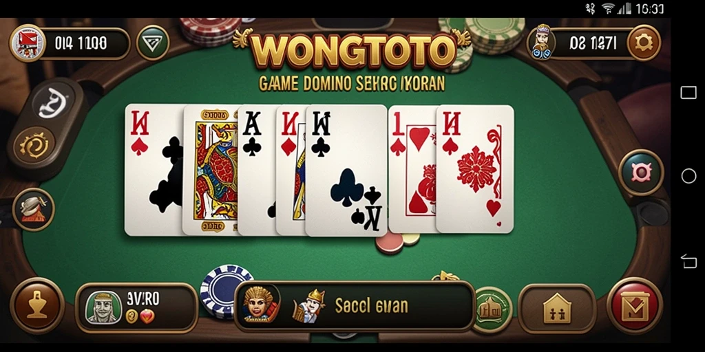 Tampilan gameplay seru WONGTOTO dengan pemain yang bersemangat.